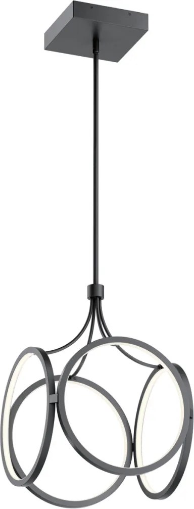 ELSTEAD QN-CIRI-P-MBK CIRIR Modern Led Függesztett Lámpa Matt Fekete LED IP20