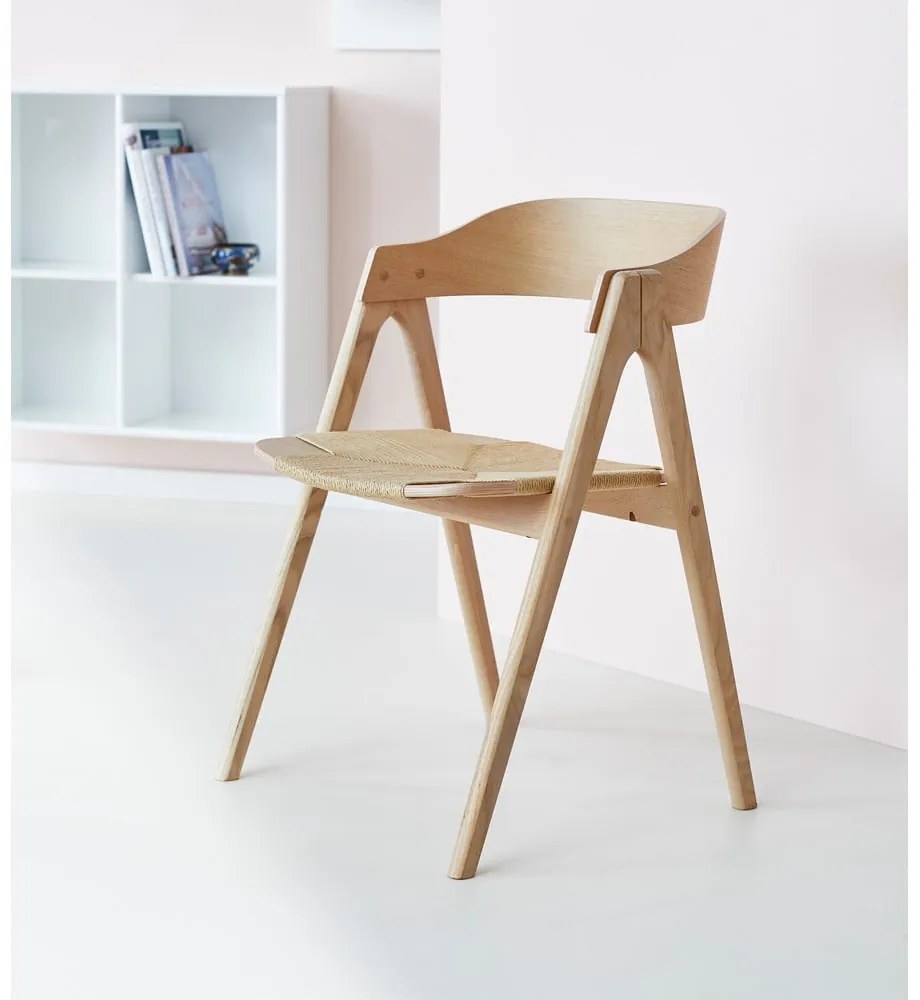 Natúr színű tölgyfa étkezőszék Mette – Hammel Furniture
