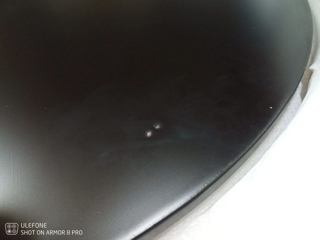 AKCIÓ Fekete étkezőasztal OSLO 60x60 II. osztály