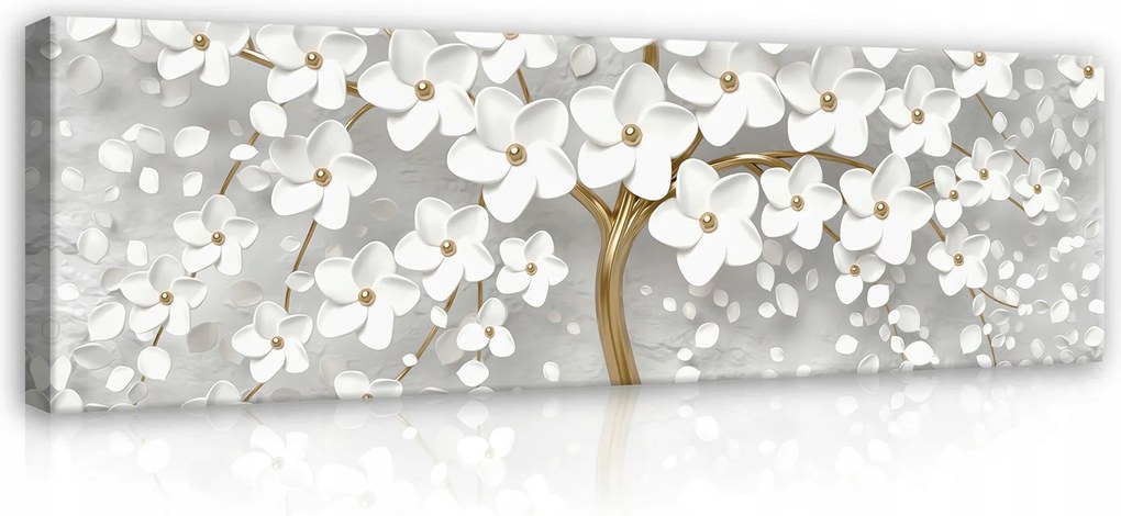 Vászonkép Absztrakt Fal Fa Hálószoba Nappali Nagy 145x45