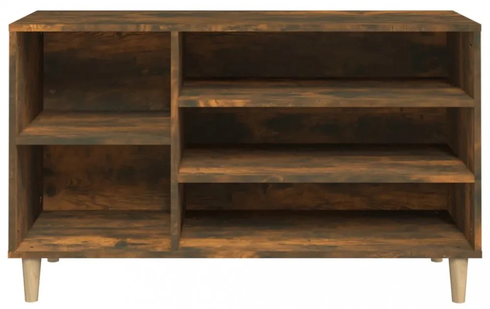 vidaXL füstös tölgy színű szerelt fa cipősszekrény 102 x 36 x 60 cm