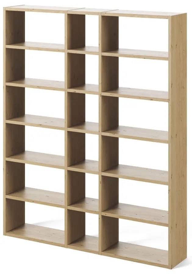 Pombal világosbarna könyvespolc, magasság 224 cm - TemaHome
