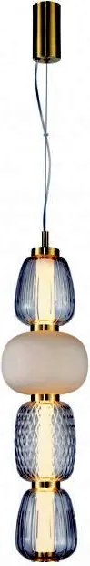 ITALUX PND-98374-32W-GD ERIS Modern Led Függesztett Lámpa Opál, Átlátszó, Arany LED IP20