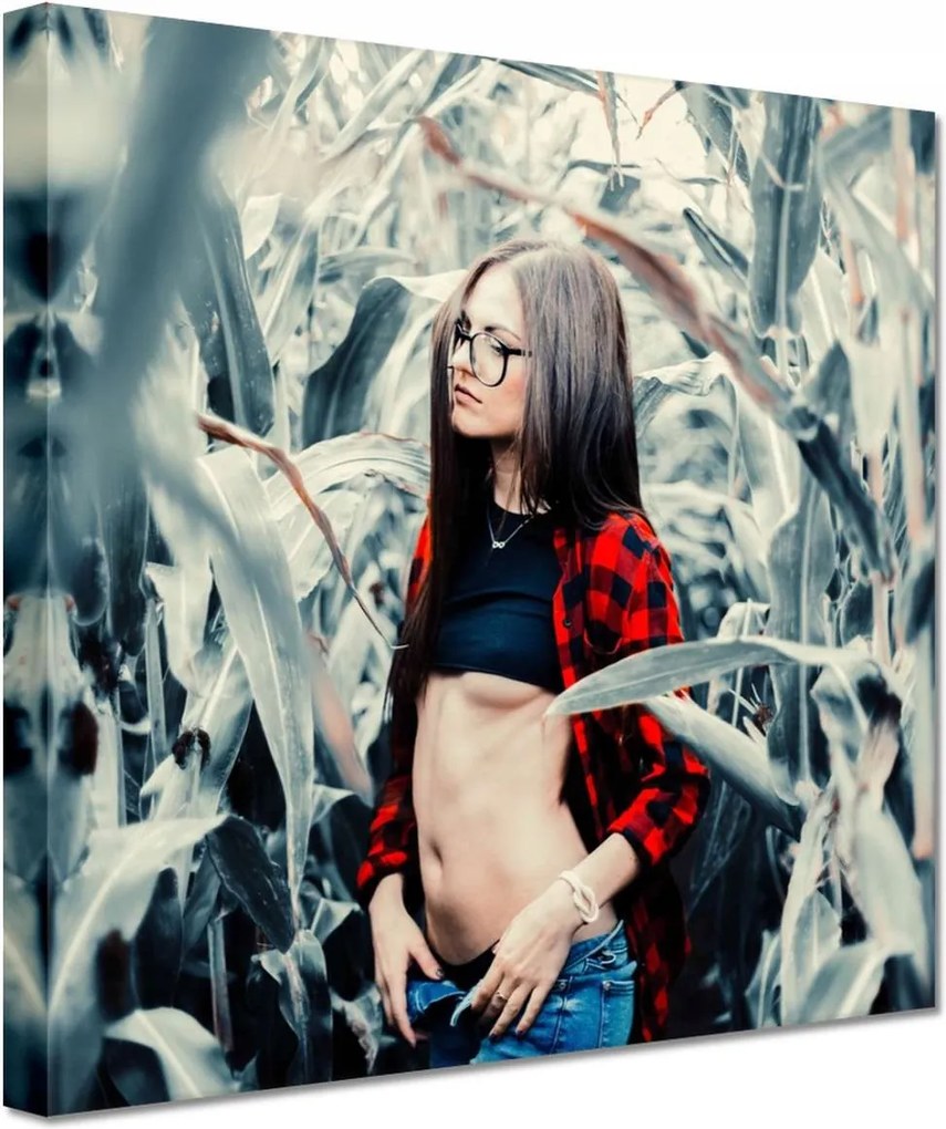 Vászonkép 60x60 Csinos nők Csajok Nagymamák