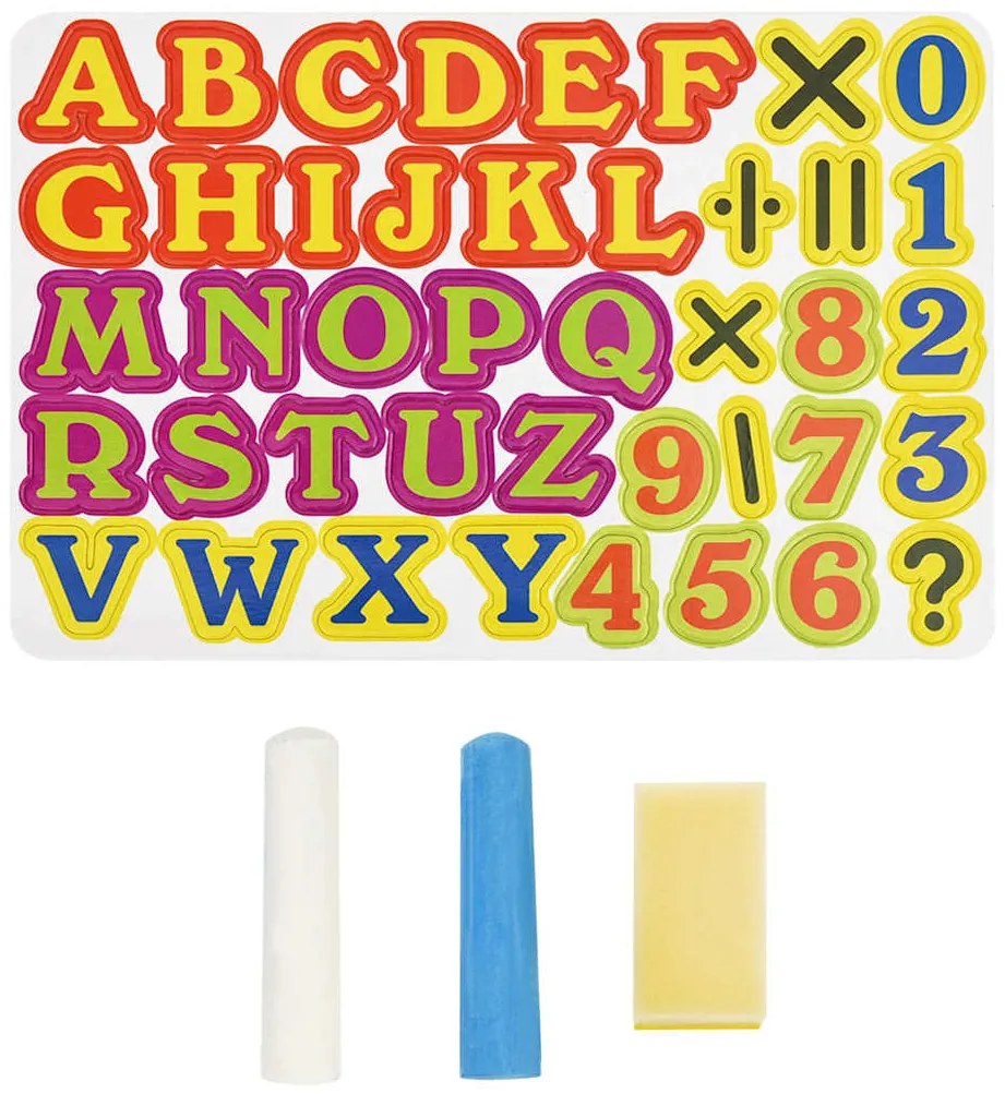 vidaXL 2 az 1-ben gyermek festőállvány palatáblával és táblával