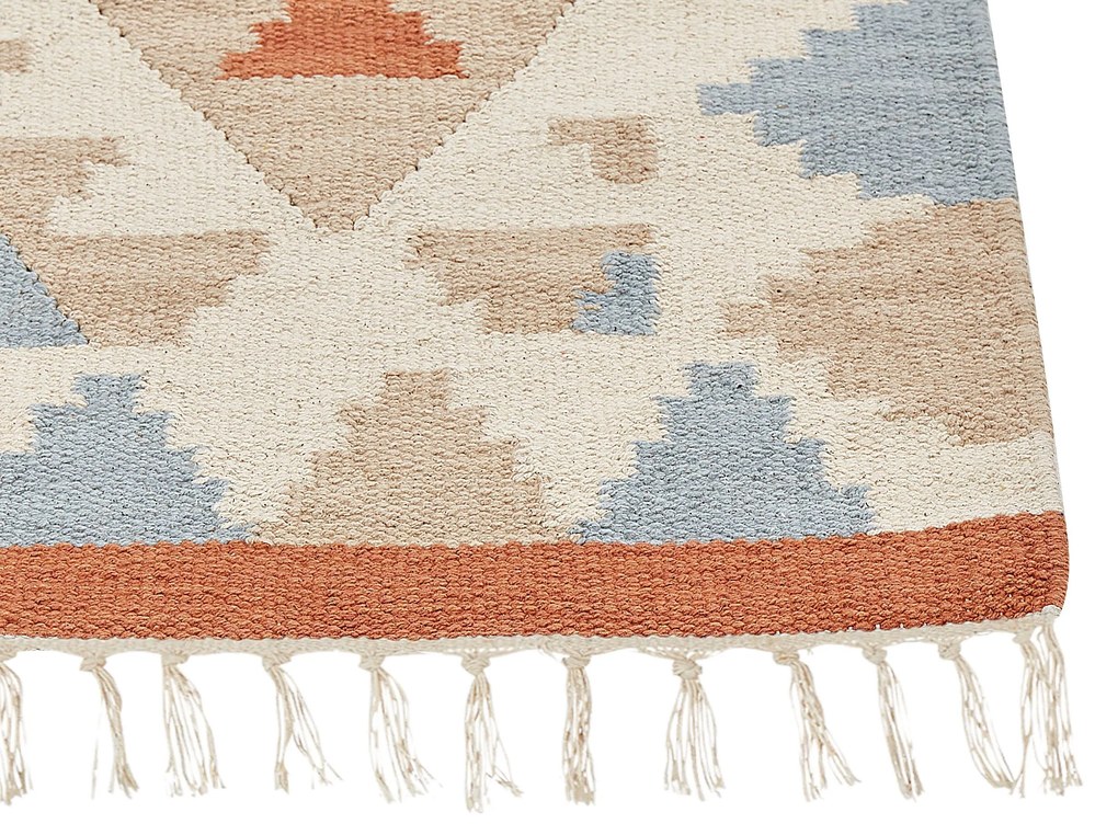 Színes kilim pamutszőnyeg 200 x 300 cm DILIJAN Beliani