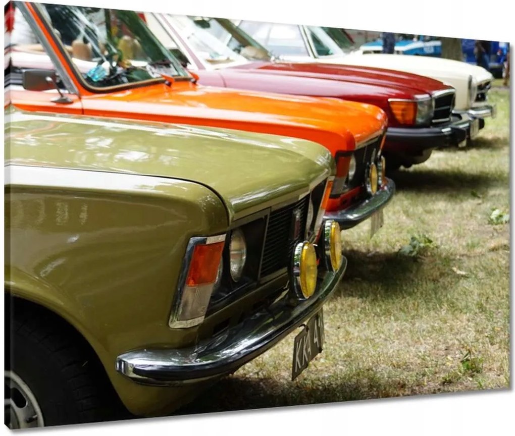 Vászonkép 80x60 Nagy Fiat 125p Halogén