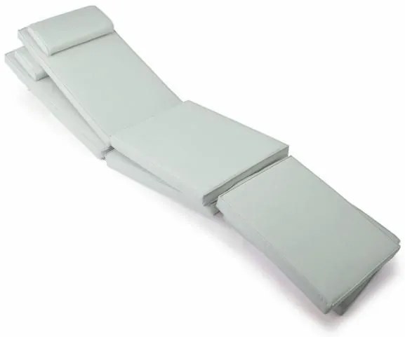 DIVERO Párna nyugágyhoz 2db FLORENTINE világosszürke