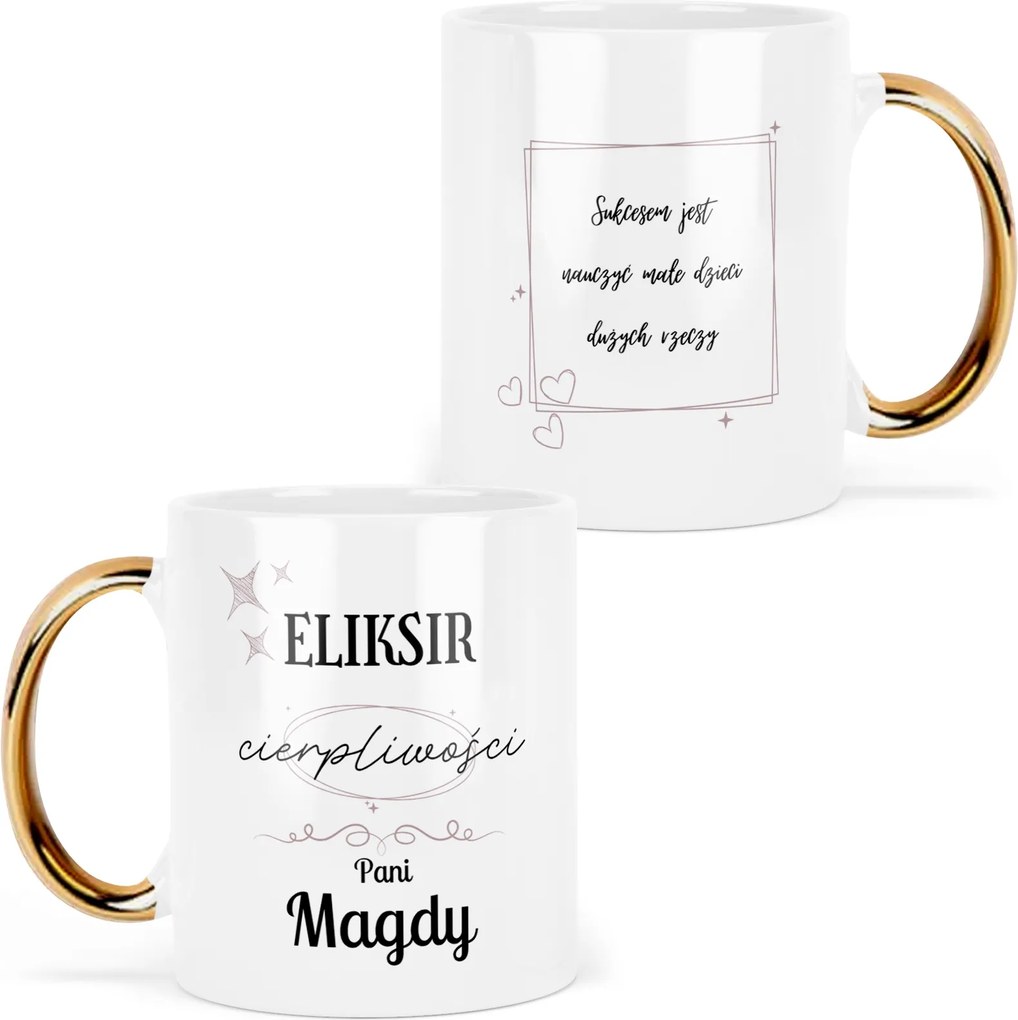 Bögre Türelem Elixír Tanárnő Ajándék Névvel Befejezés