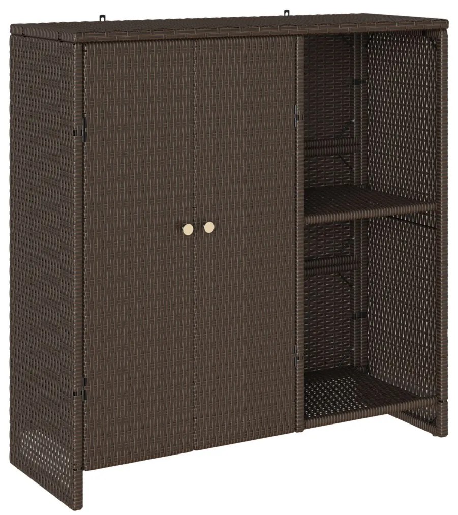 Tárolószekrény Barna 100x36x102 cm Rattan