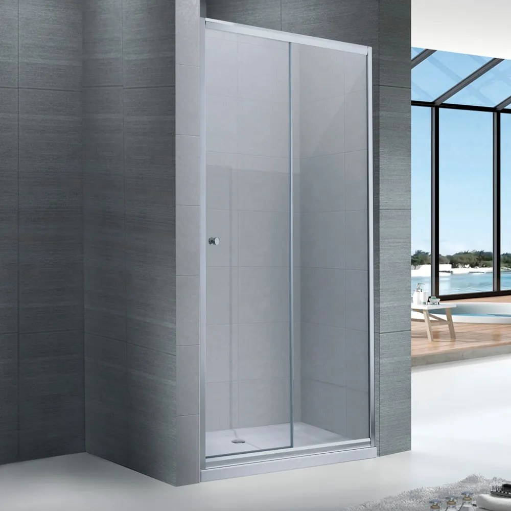 Elche || 160 toló zuhanyajtó, 190cm, 6mm, NANO