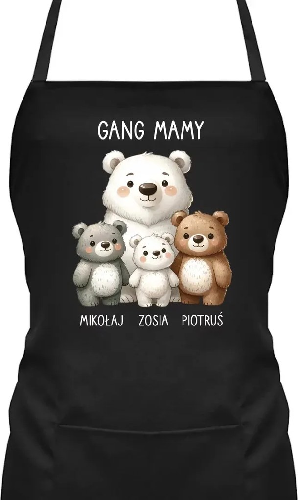 Anyák Napi Ajándék Mackó Három Gyerek Anyák Napjára Kötény