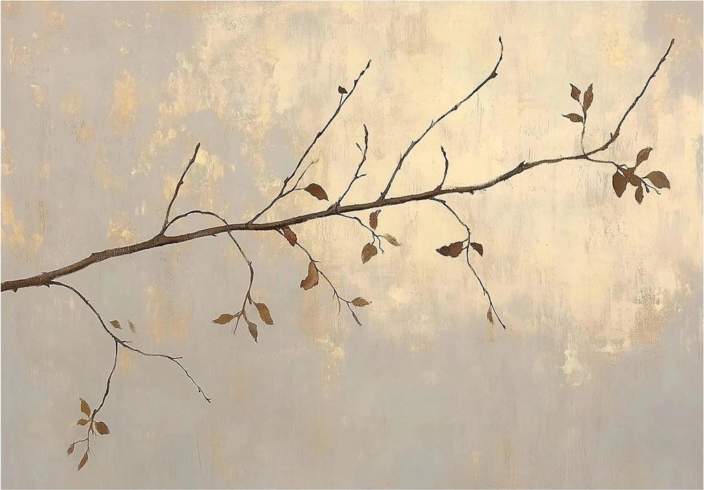 Fotótapéta Levelek a flizelinen Gyönyörű Levelek gallyak fotótapéta ragasztó