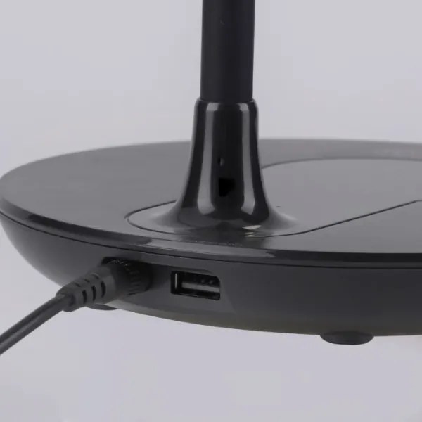 Leuchten Direkt 14416-18 - LED Dimmelhető asztali lámpa töltővel ASTRID LED/5W/230V