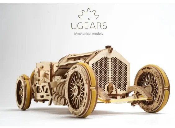 Ugears 3D fa mechanikus puzzle U9 Grand Prix autó