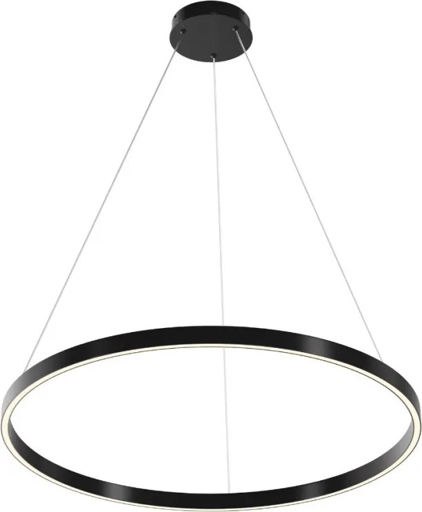 MAYTONI MOD058PL-L42BK RIM Modern Led Függesztett Lámpa Fehér, Fekete LED IP20