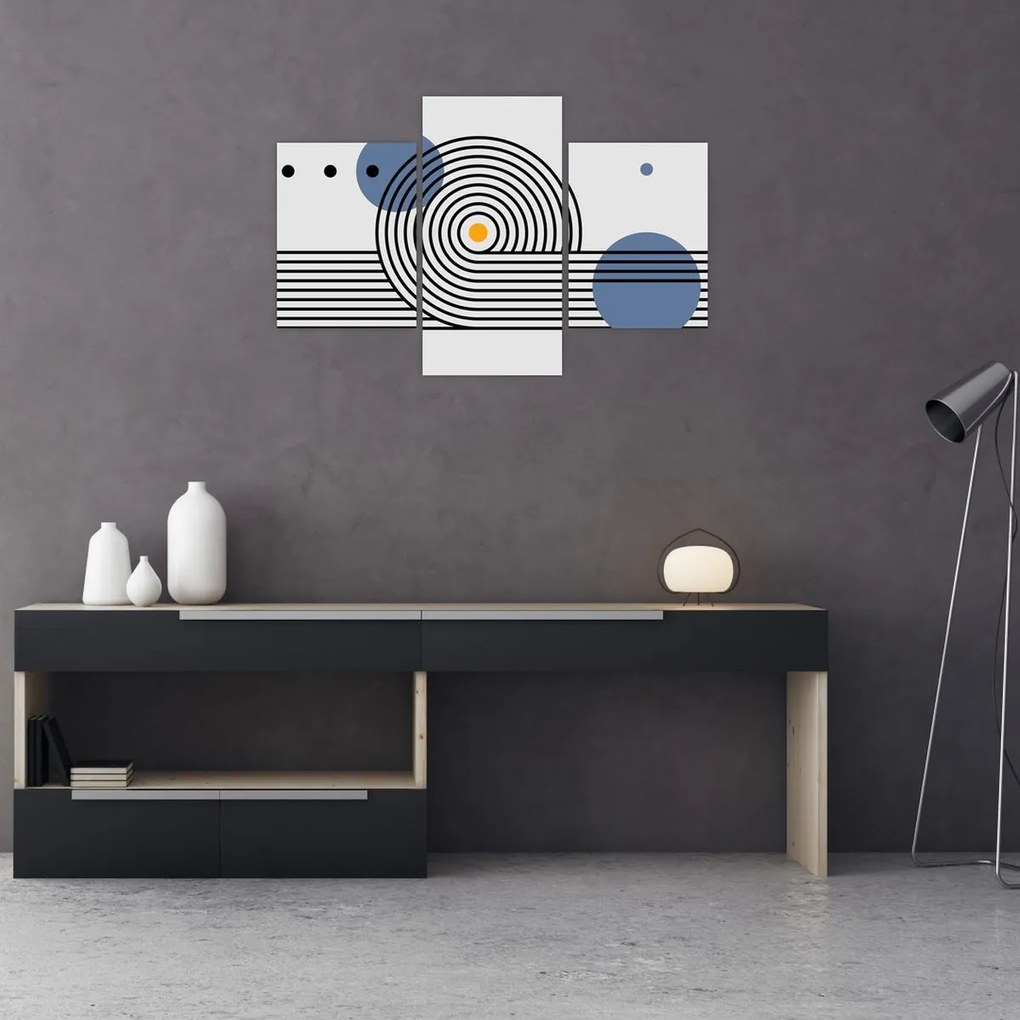 Kép - Minimalista absztrakció N⁰1 (90x60 cm)