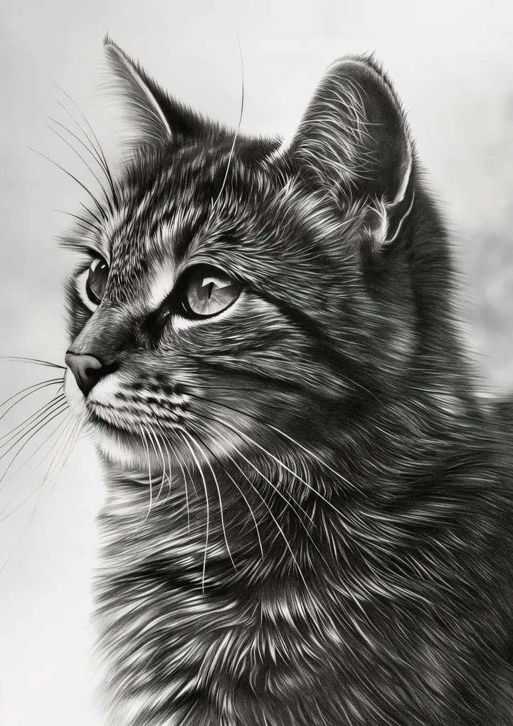 Poszter 21x29,7cm Macskalátás