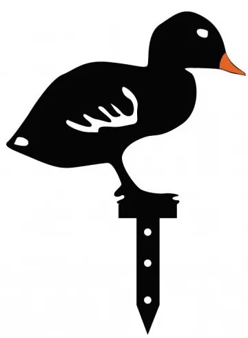 Ducks 6 darabos Kerti dekoráció Fekete N