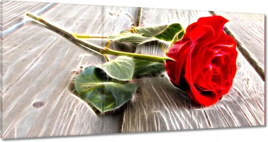 Vászonkép 180x90 Kozmikus rózsa