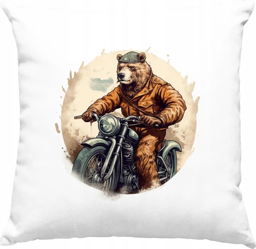 Moto Maci Párna Motoros Biker 2 Fehér