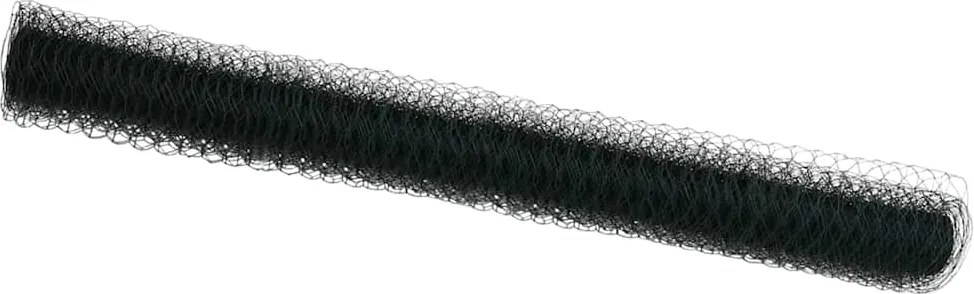 vidaXL Hexagon kerítés Zöld 1,6 x 10 m PVC
