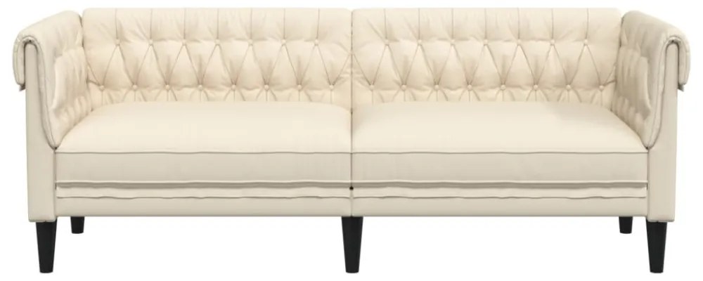 3 személyes vászon Chesterfield kanapé