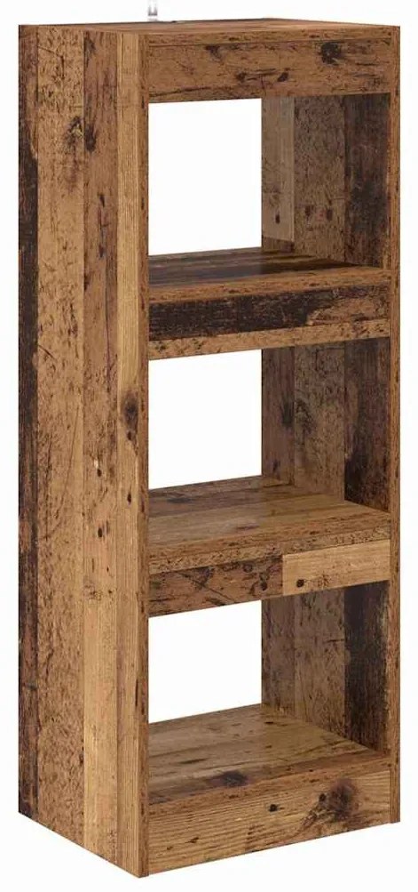 Könyvespolc Régi fa 40 x 30 x 103 cm Faanyag