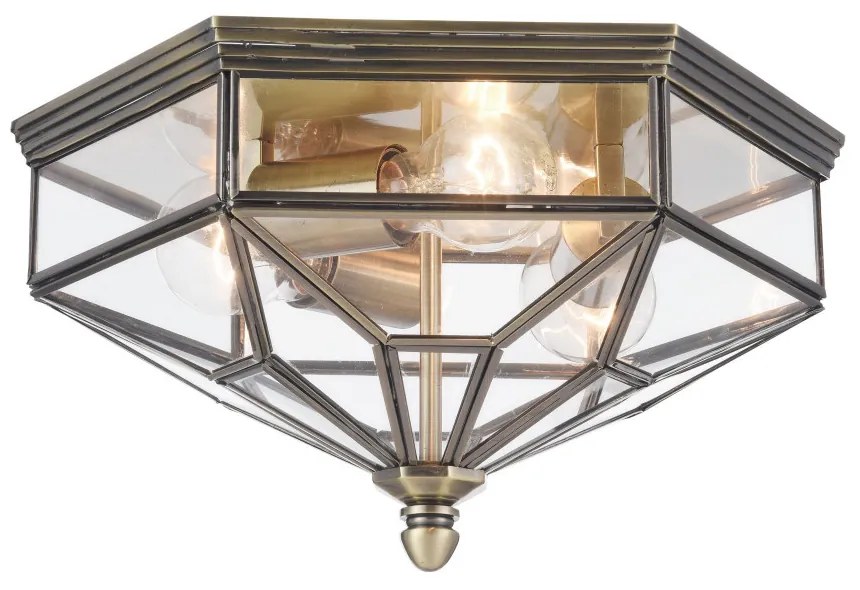 MAYTONI H356-CL-03-BZ ZEIL Bronz Színű Kültéri Mennyezeti Lámpa 3XE27 60W IP43