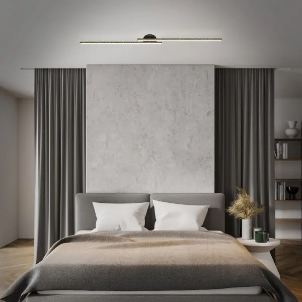 Briloner 3717-025 - LED csillár REY 2xLED/12W/230V fekete