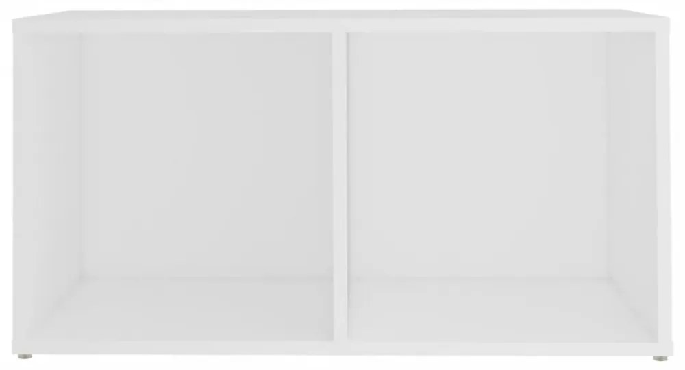 2 db fehér szerelt fa TV-szekrény 72 x 35 x 36,5 cm