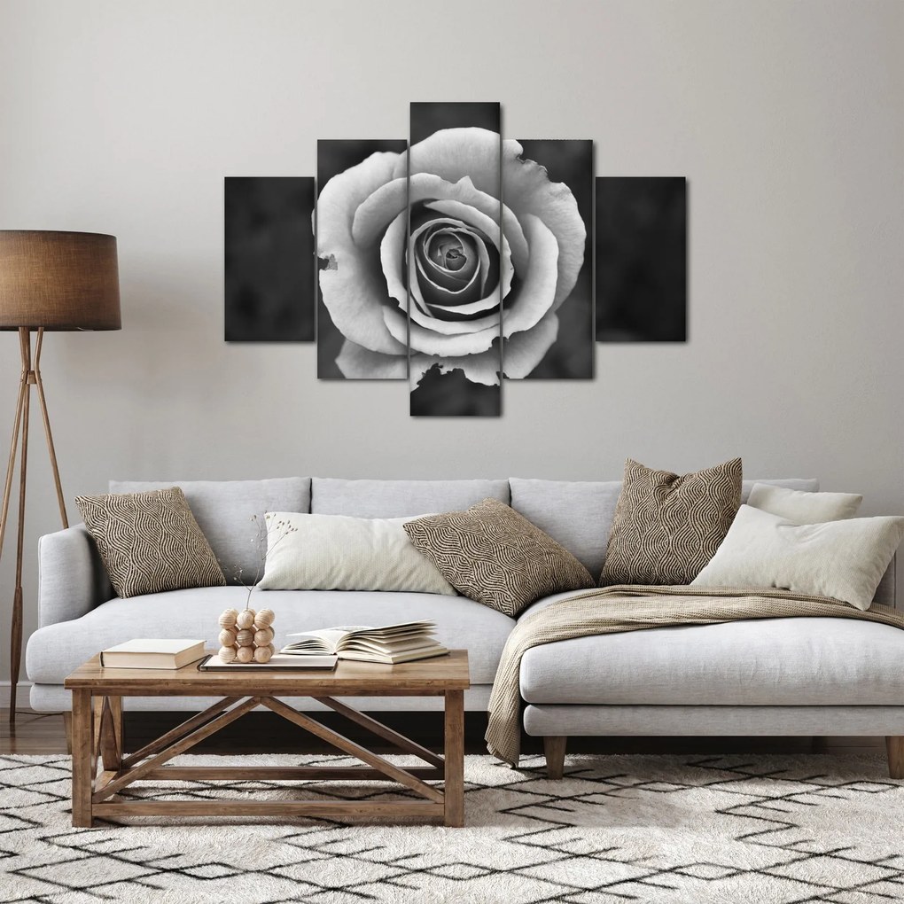 Egy rózsa képe (150x105 cm)