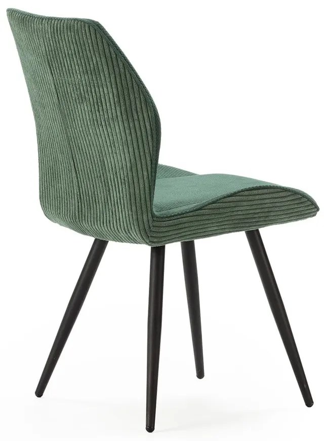 Zöld kordbársony étkezőszék szett 2 db-os Adaya – Marckeric