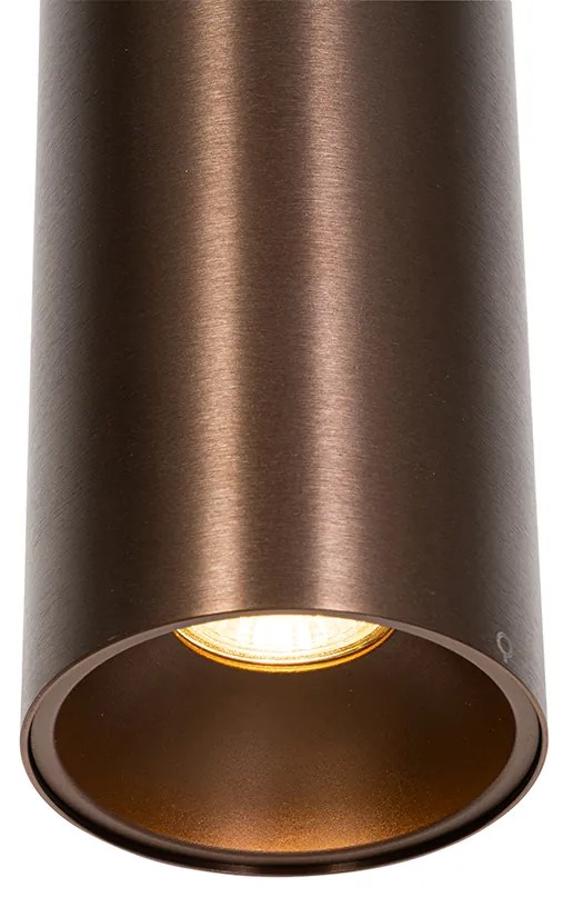 Design lógólámpa sötét bronz - Tubo