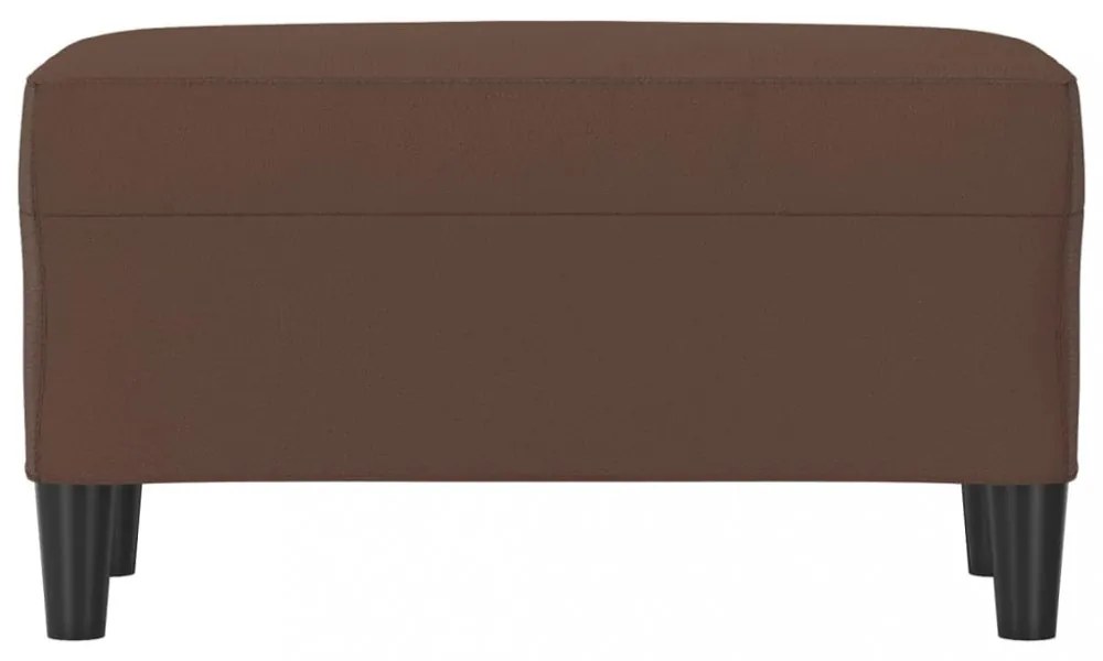 barna műbőr pad 70 x 35 x 41 cm