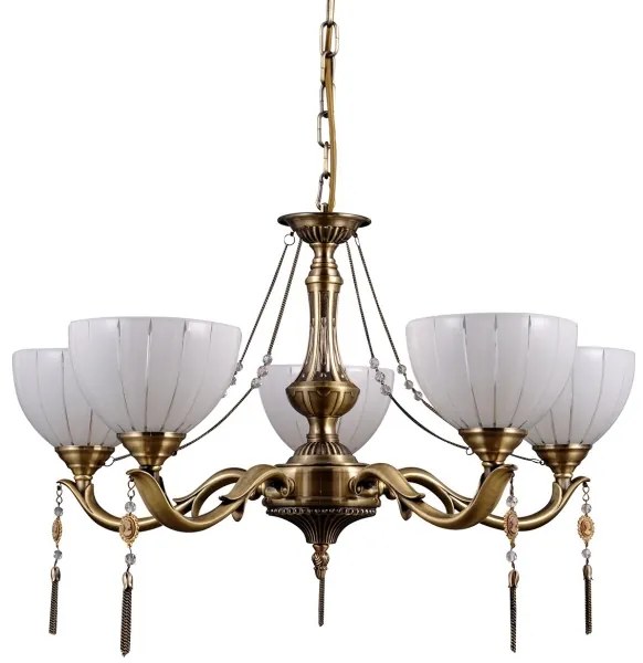 ITALUX MD38445-5 - Csillár láncon BAXIO 5xE27/60W/230V