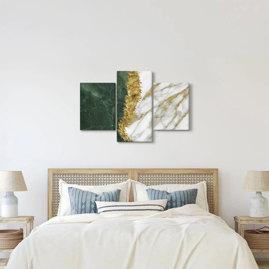 Kép - Zöld márvány N⁰1 (90x60 cm)