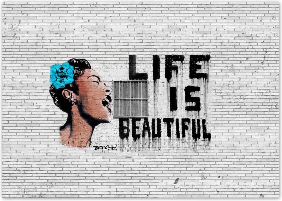 Poszterek A0 Szint Banksy Life is beautiful