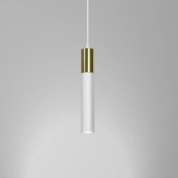 Csillár zsinóron CASSA 1xGU10/8W/230V fehér/arany