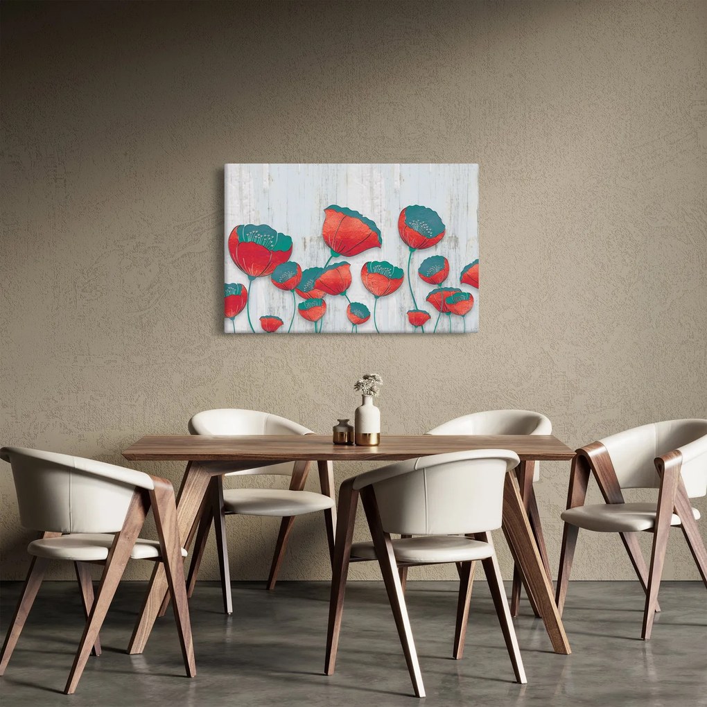 Kép - Pipacsok - kerozin (90x60 cm)
