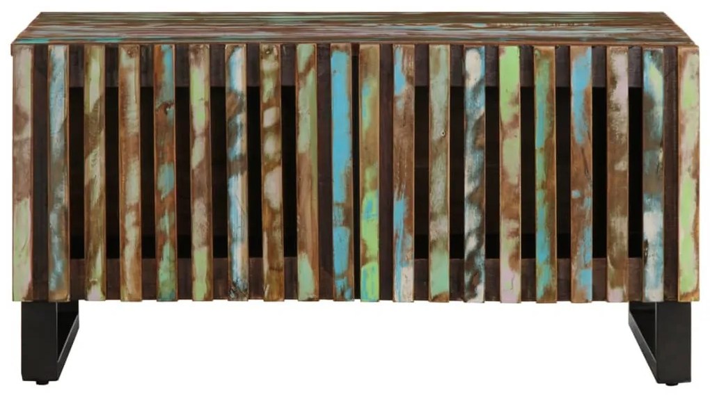 Tömör akácfa dohányzóasztal 80 x 51 x 40 cm
