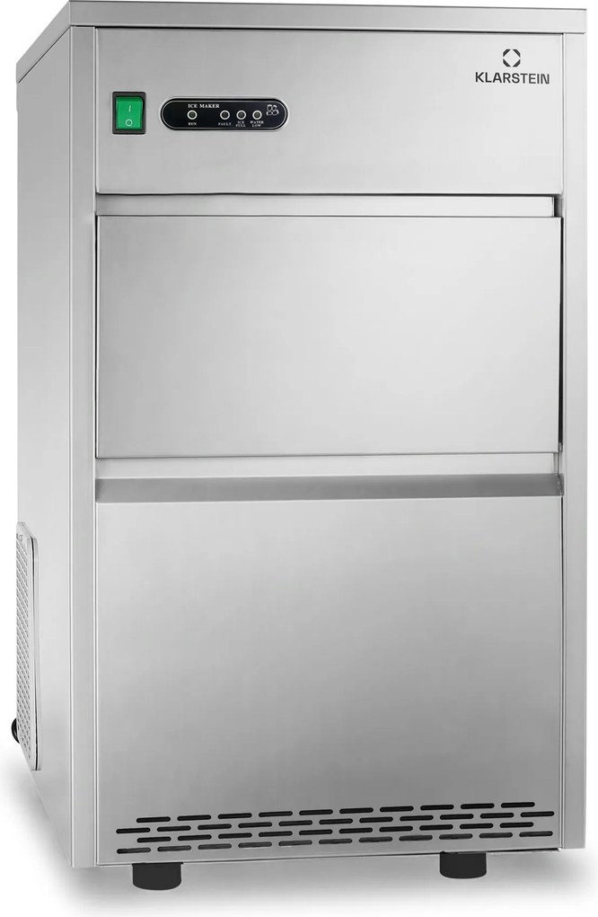 Klarstein Powericer XXL, jégkocka készítő, ipari berendezés légkocka gyártáshoz, 160 W