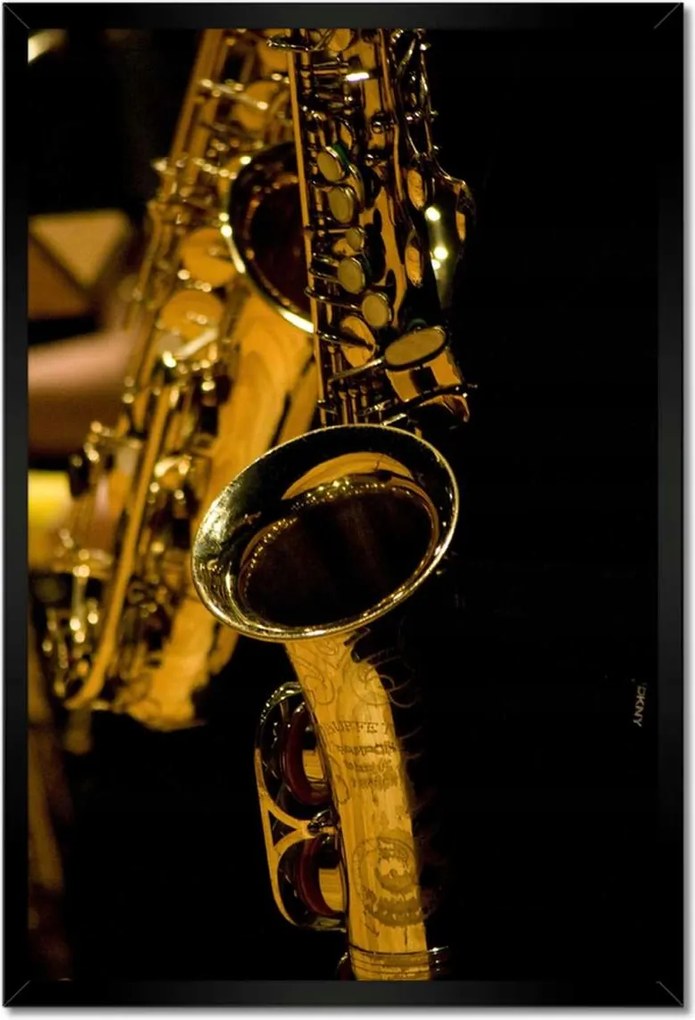 Plakátok keretben 40x60 Szaxofon