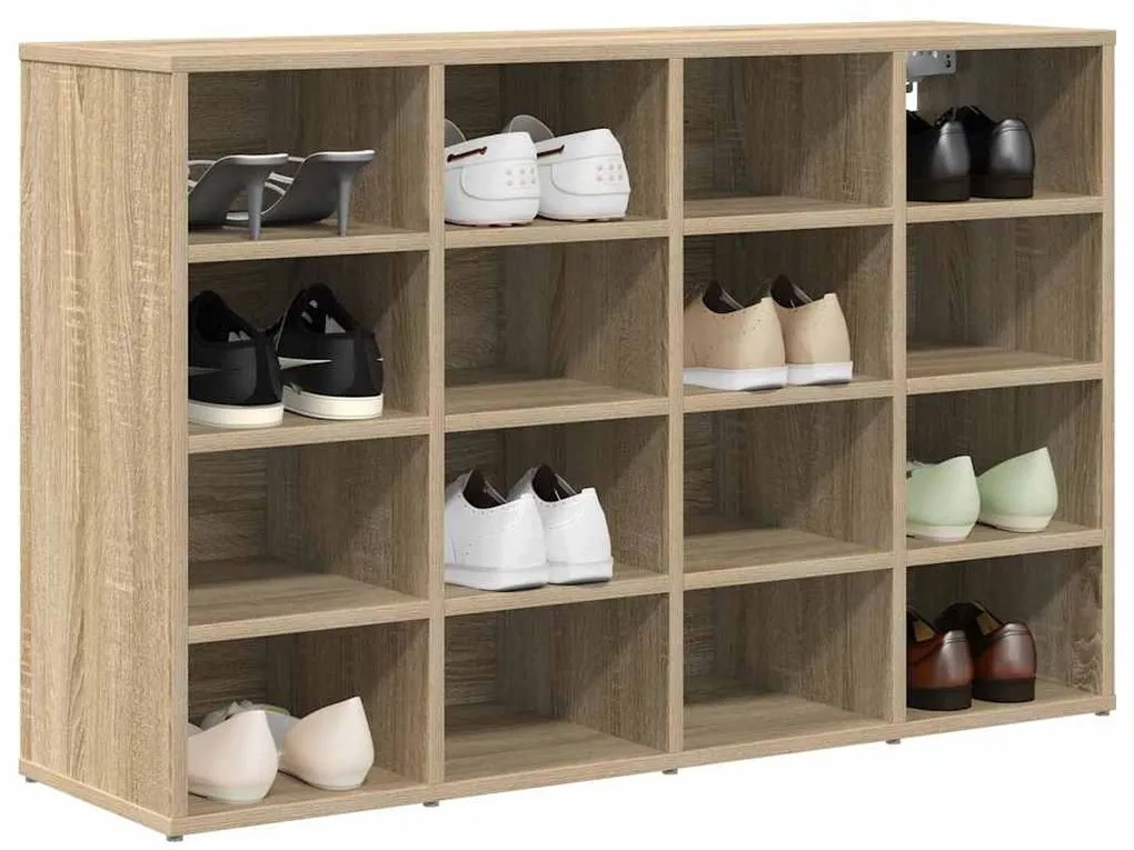 Cipősszekrény polcokkal sonoma tölgy 103 x 30 x 67 cm Faanyag