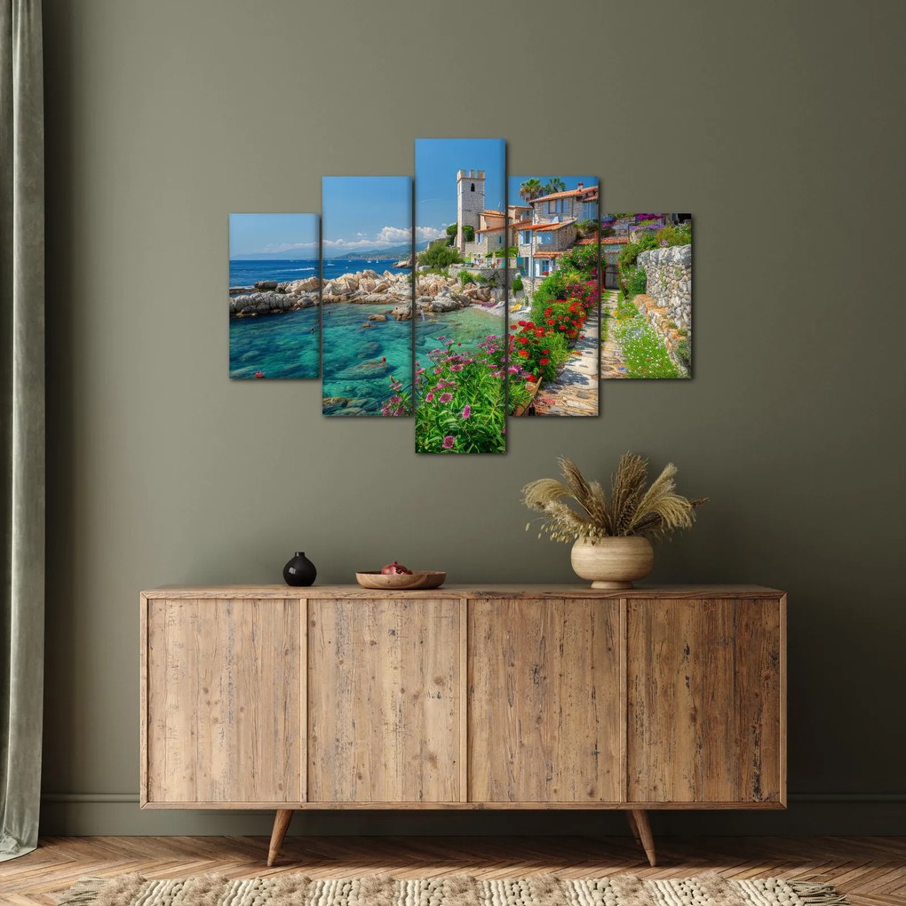 Kép - Festői tengerparti falu (150x105 cm)