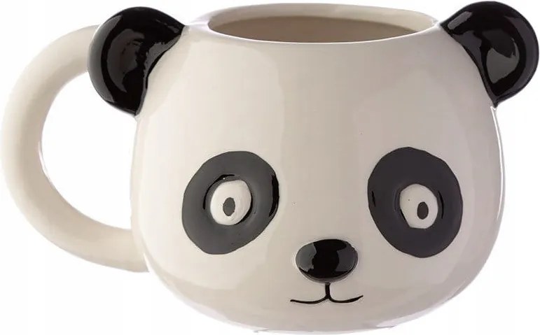 Panda bögre Puckator 500 ml fekete-fehér