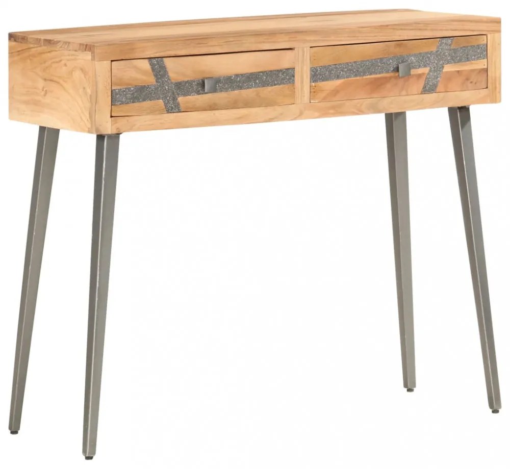 tömör akácfa tálalóasztal 90 x 30 x 75 cm