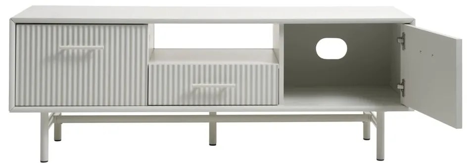 Szürke TV-állvány 140x50x45 cm Palma – Unique Furniture