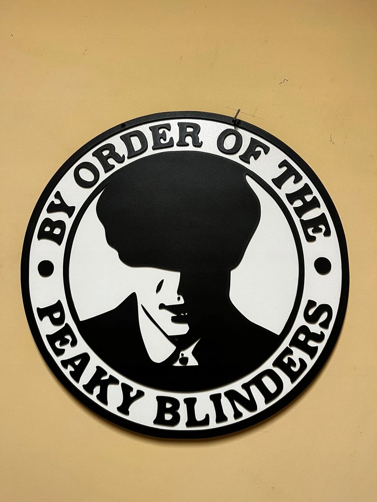 Festmény Fa Peaky Blinders Tommy Shelby Fali dekoráció 3D kép