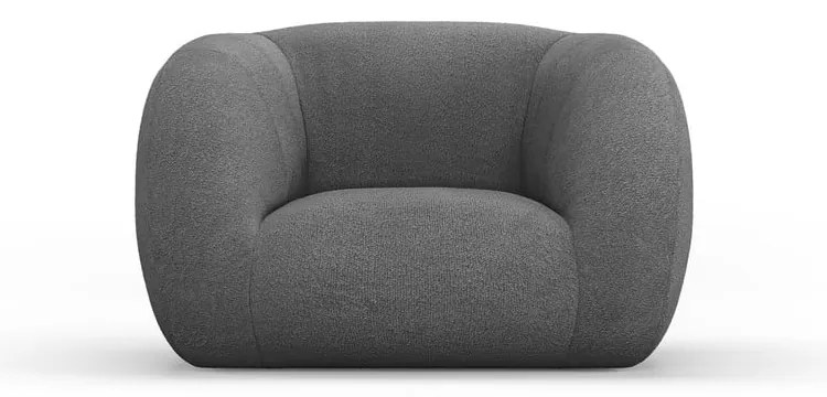 Szürke buklé fotel Essen – Cosmopolitan Design